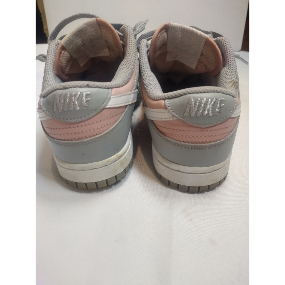 Nike Dunk Low Pink Grey White Sneakers DM8329-600 Womens Size 7 - Picture 5 of 9